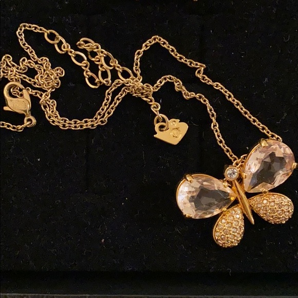 Swarovski Brand Butterfly Necklace - Picture 1 of 8